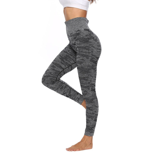 2PCS Camouflage Camo Yoga Set Sports Wear For Women Gym Fitness Clothing Booty Yoga Leggings + Sport Bra GYM Sport Suit Femme-6