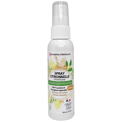 Spray Citronnelle 4 huiles essentielles Certifiées Bio-0